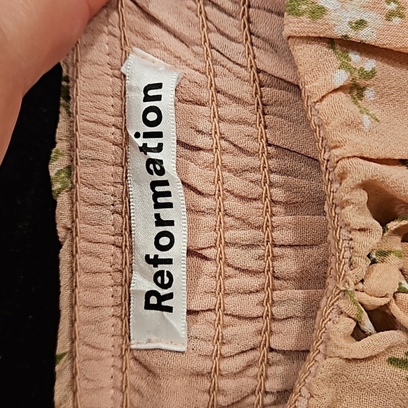 💕REFORMATION💕 Morris Dress Y2K ~ Melody Ditsy Floral Print 6 NWOT - Picture 15 of 16